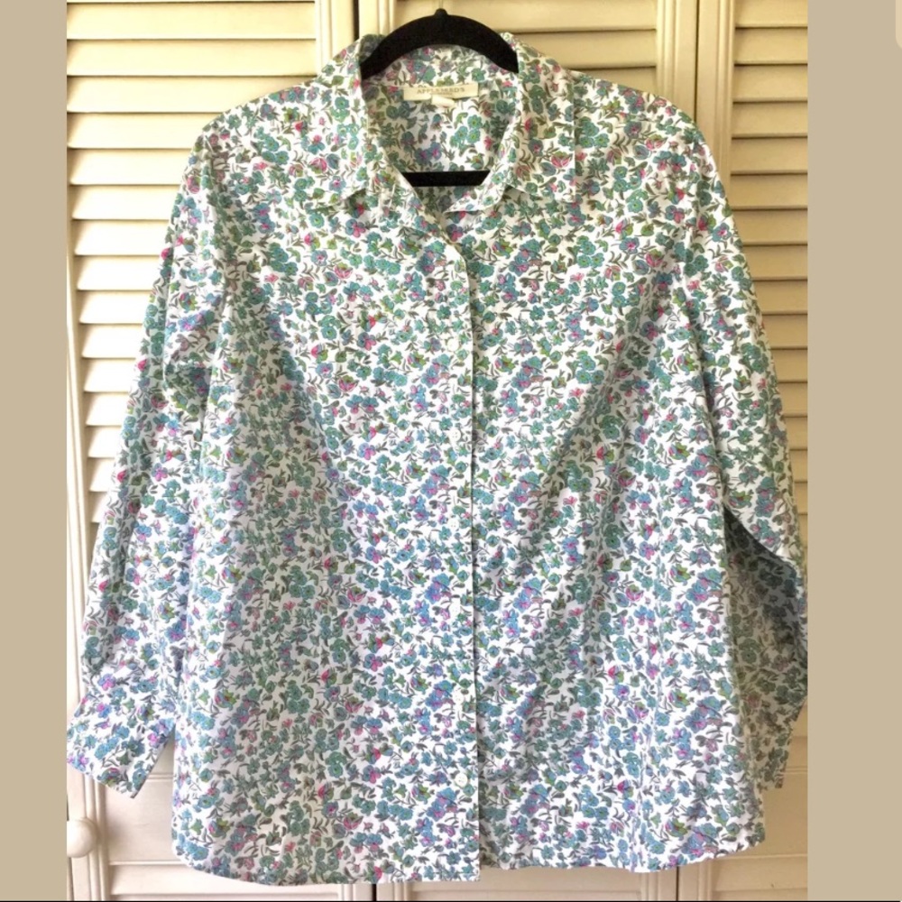 Appleseed's button down shirt 1x