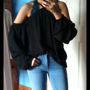 Flowy Black blouse