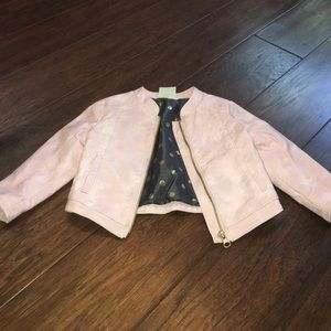 Blush Pink Jacket Moto