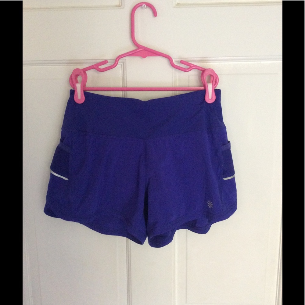 Purple/ Blue Athleta athletic shorts