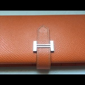 Orange Béarn Hermés Women's Wallet