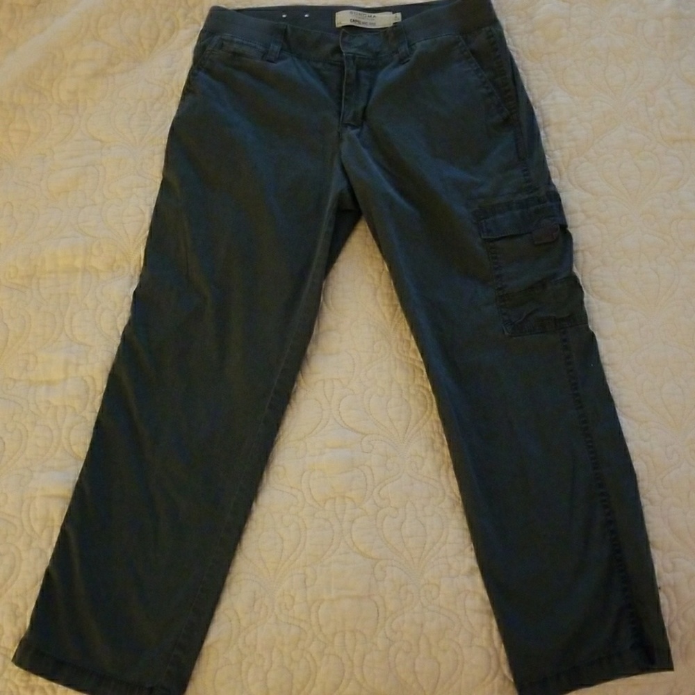Dark gray capris