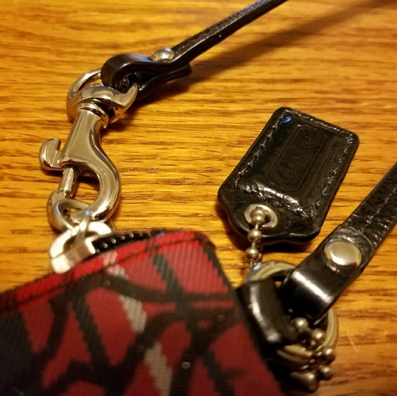 Tartan Coach Wristlet - Picture 5 of 6