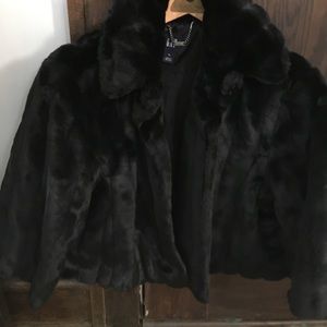 Gap Faux Fur Coat/Cape