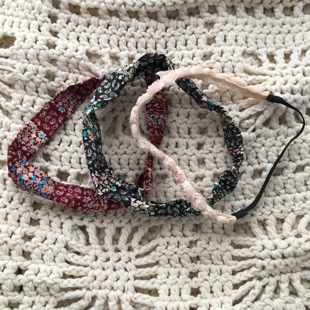 Boho headbands + flower crown band