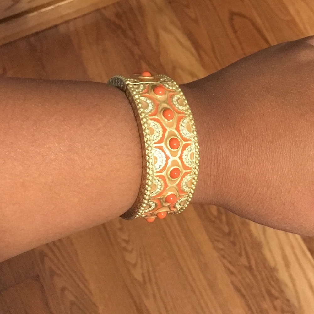 Tangerine Sari Bracelet