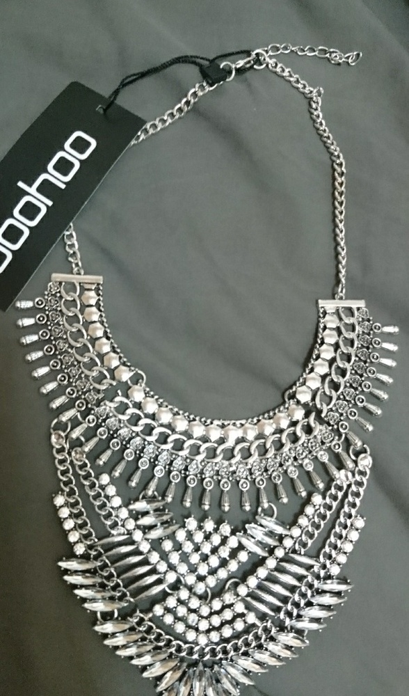(Sold) Boohoo statement Bib warrior necklace