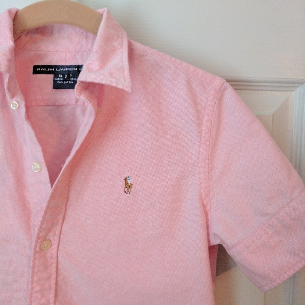 Excellent Condition Pink Ralph Lauren Button Up S