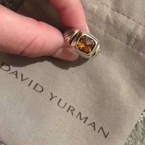 David Yurman Citrine Classic Cable Ring