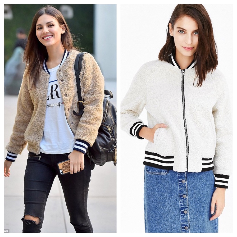 BDG Shearling Bomber Jacket