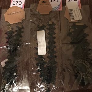 Really nice black chokers so cute on