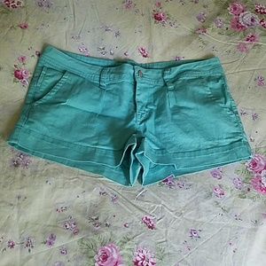 Teal American Rag shorts