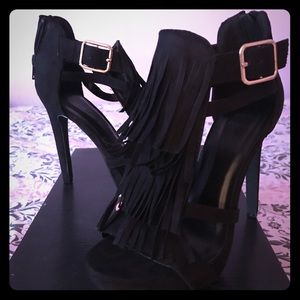 New Fringed heels , only tested at home!!