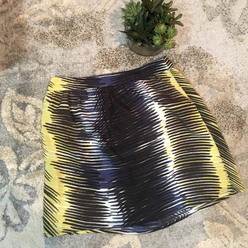 LOFT patterned skirt