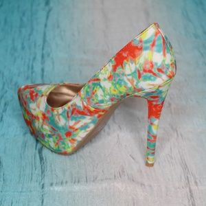 Tiedye High Heels