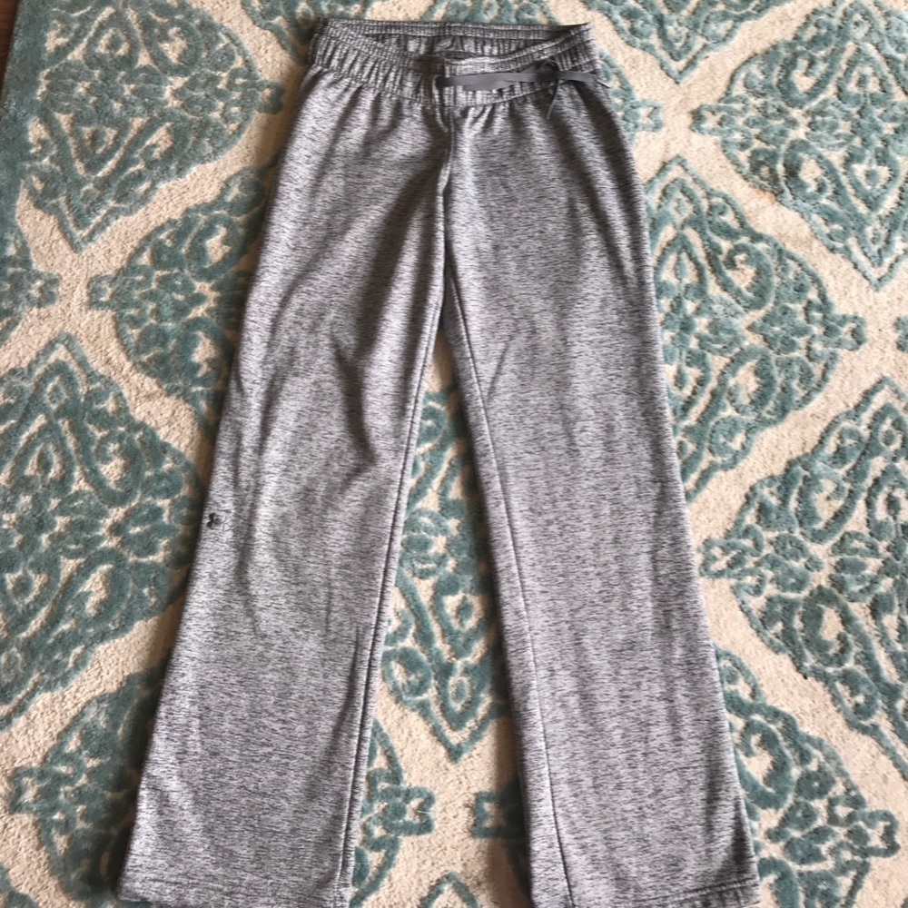 Under Armour fleece pants.