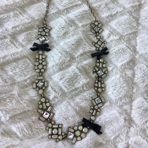J. Crew statement bow necklace