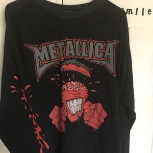 Vintage metallica long sleeve tee
