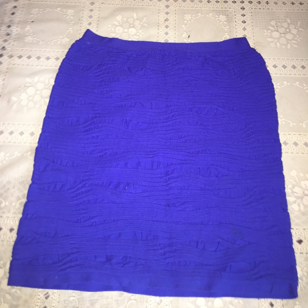 Blue skirt