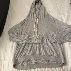 grey brandy melville pullover hoody