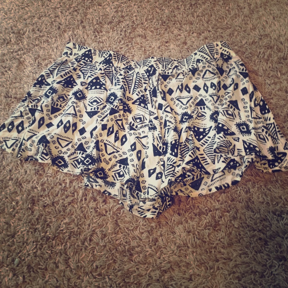 Pattern shorts. Very comfy and stylish
