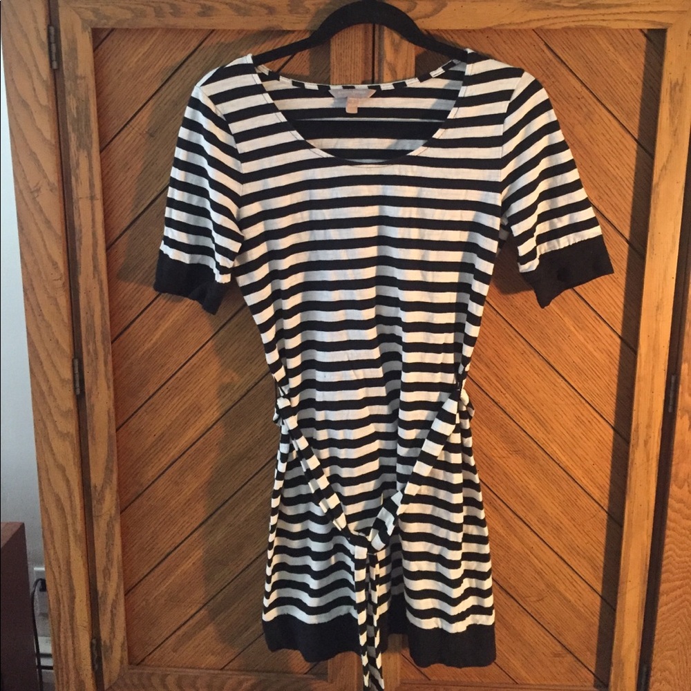 Banana Republic stripped cotton dress