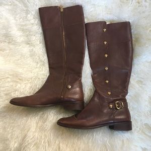 Kors Micheal Kors Leather Riding Boots