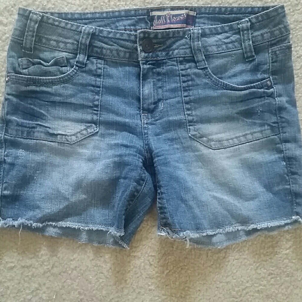 Wallflower jean shorts