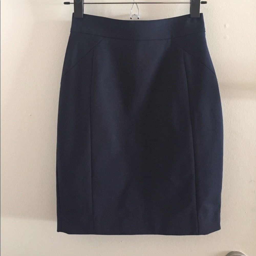H&M Navy Pencil Skirt
