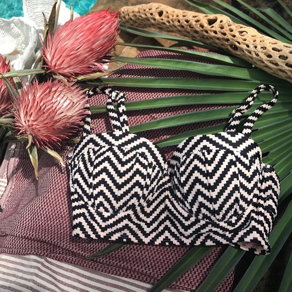 Midi Push Up Bikini Top