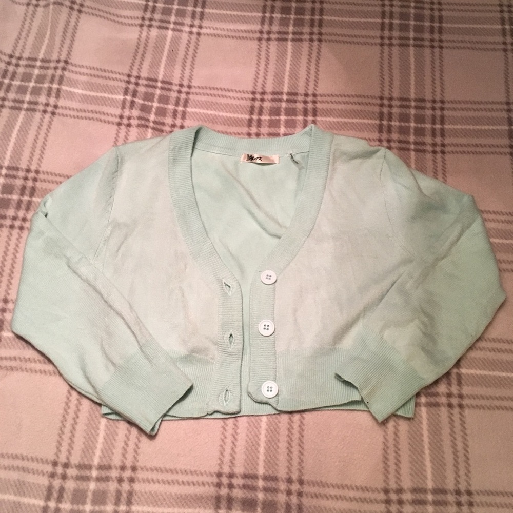 Mint green sweater also in black
