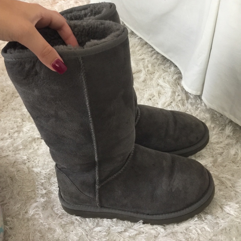 Tall Gray Uggs