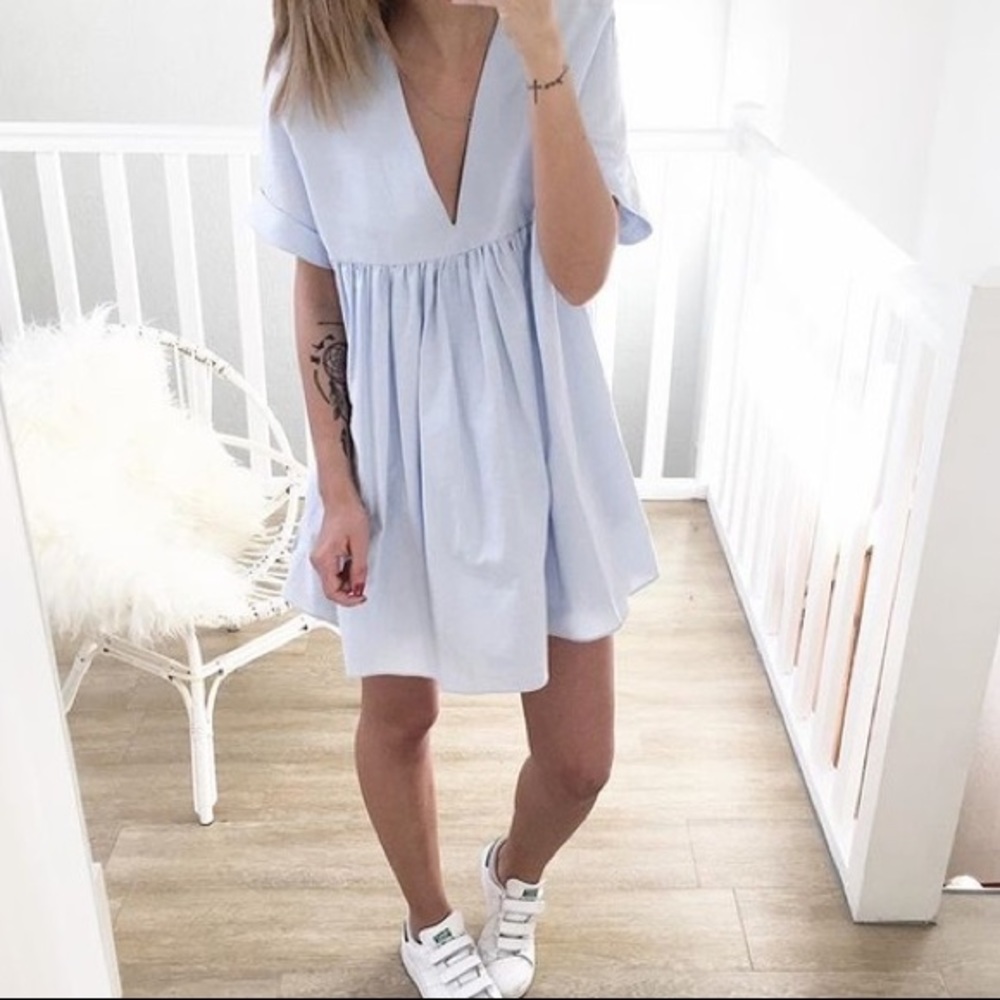 Zara Poplin Dress Playsuit