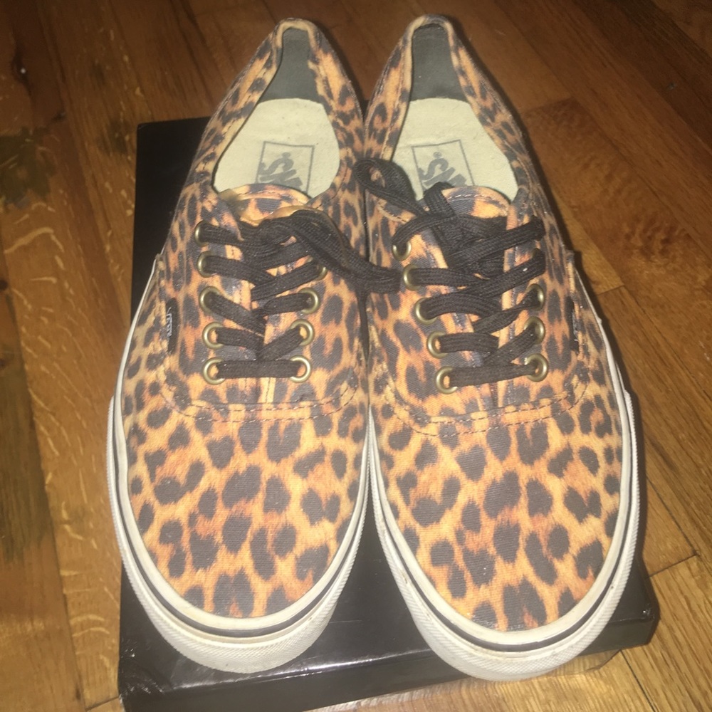 Cheetah print vans