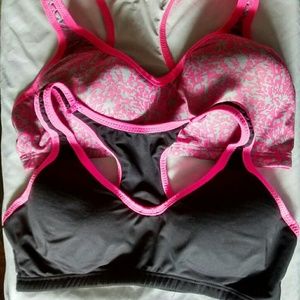 2 Sports Bras - Size Large