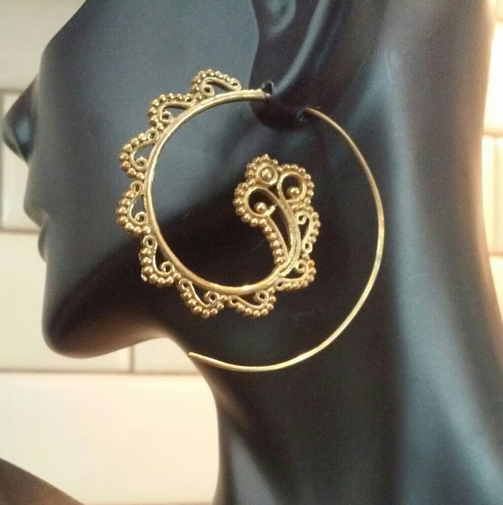 Filligree Spiral Earrings