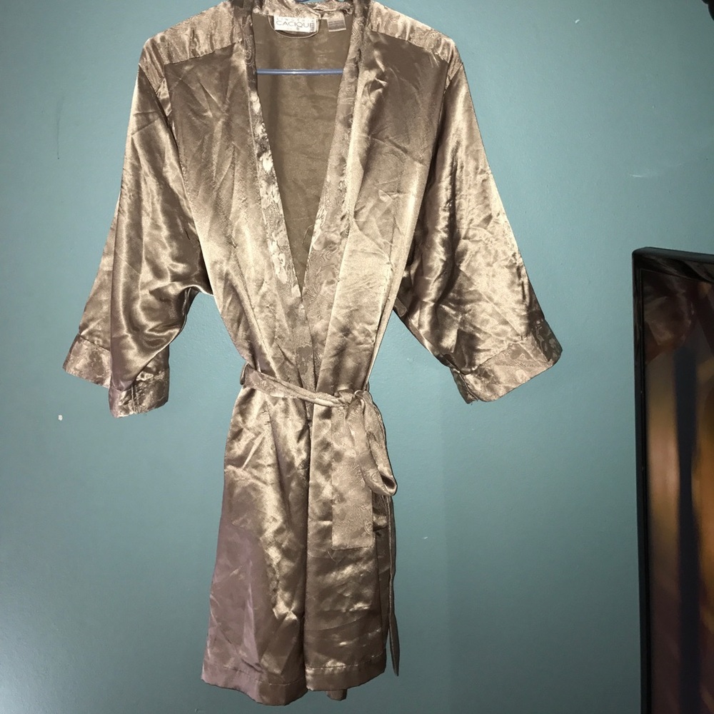 Beautiful champagne colored robe