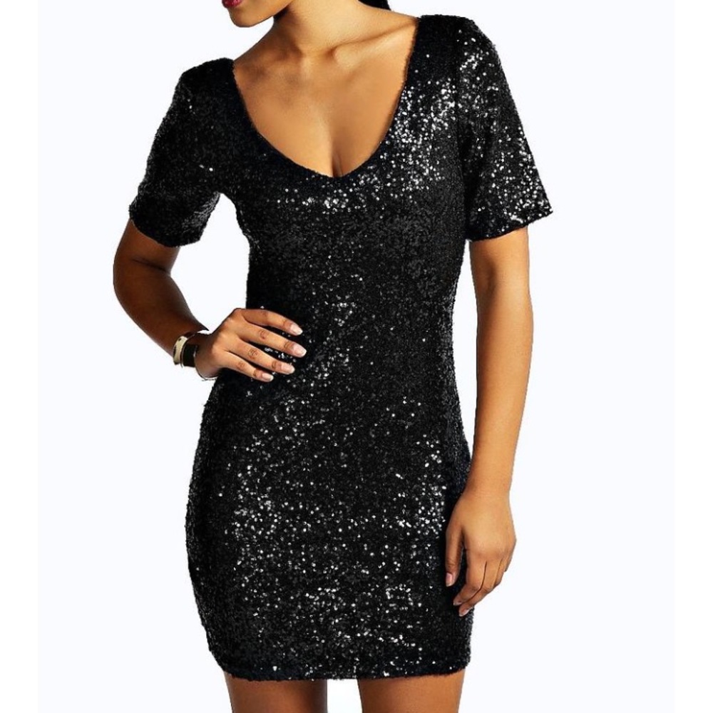 BRAND NEW BooHoo sequin dress