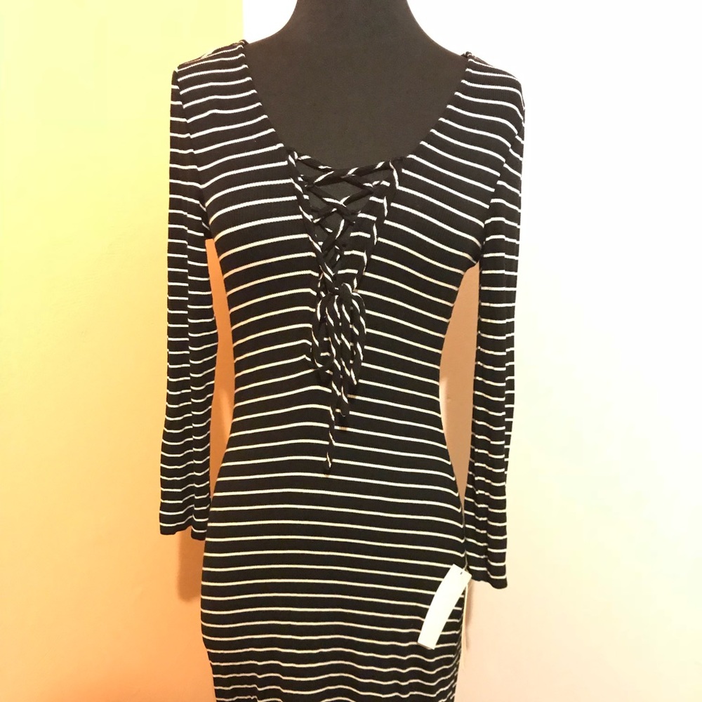 GB striped dress