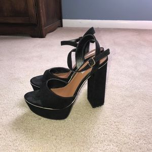 Black steve madden heels