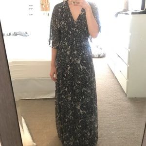Floral bohemian maxi dress