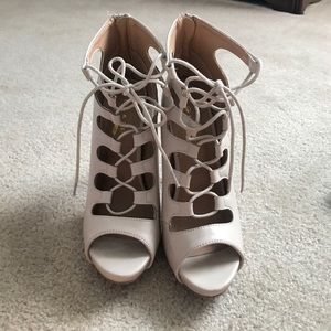 Tan fashionnova heels