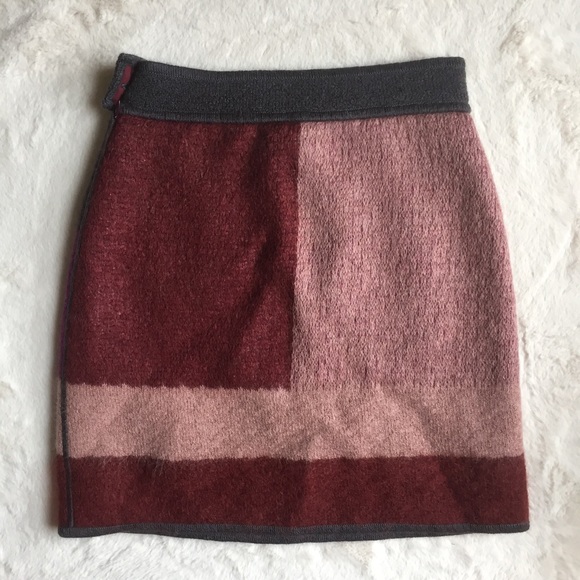 ❌SOLD❌Missoni Colorblock Wool & Mohair Knit Skirt - Picture 3 of 8