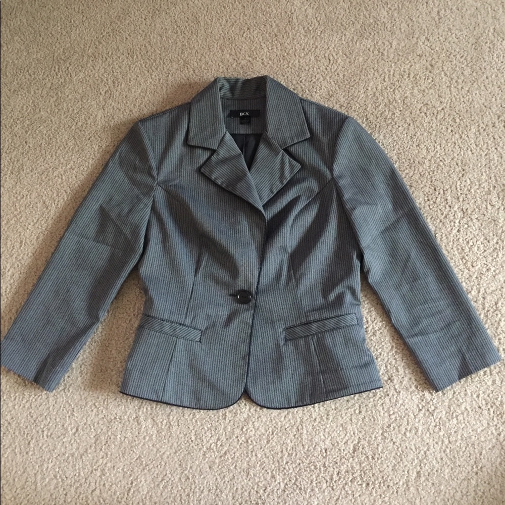BCX, striped blazer