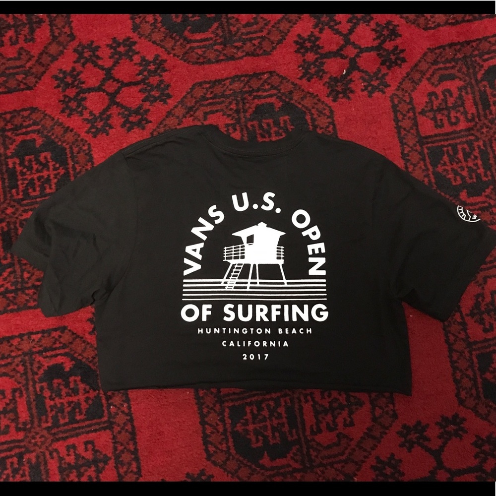 Vans US open of surfing t shirt crop