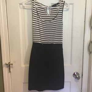 Black and white sophisticated dress