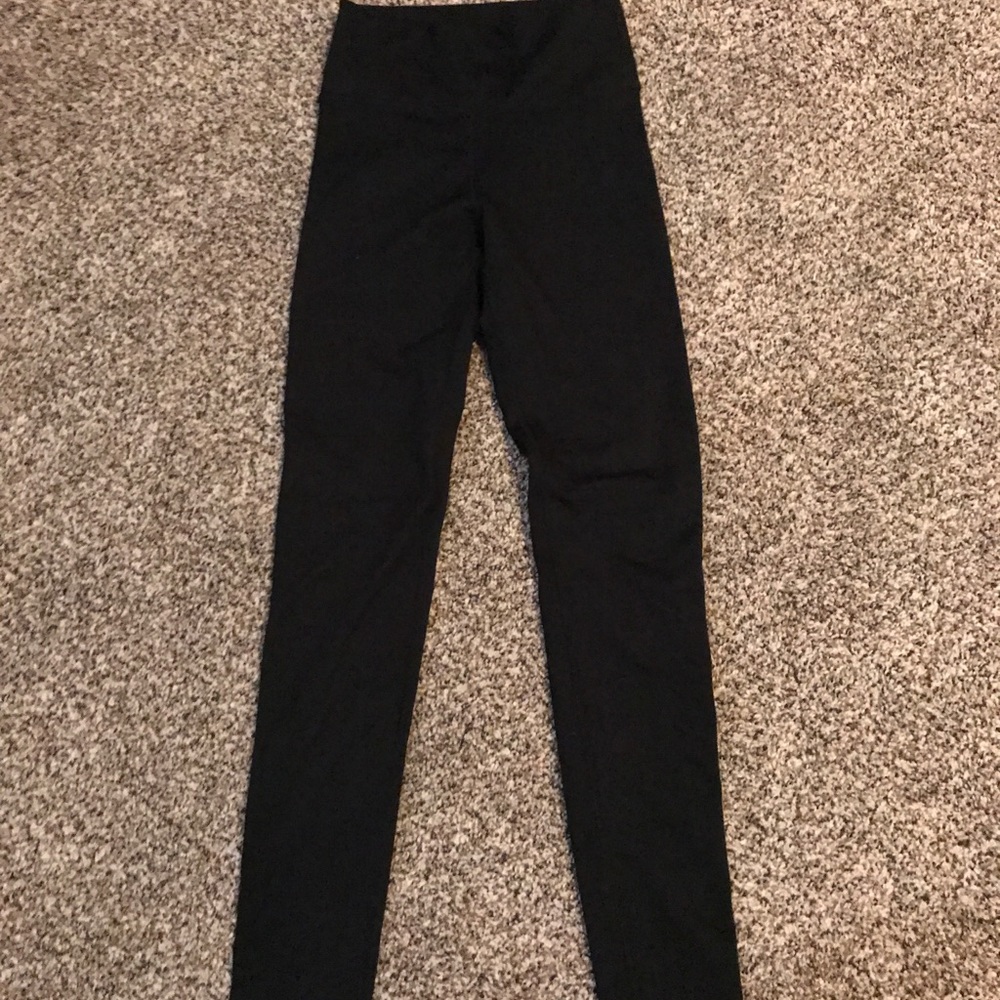 black high waisted fabletic leggings