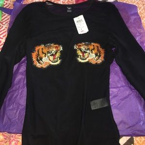 Windsor Black Mesh Bodysuit