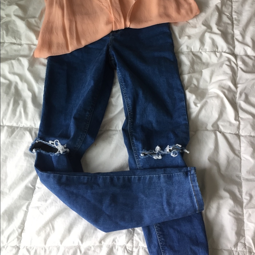 Topshop Joni Skinny Jeans Jeggings Petite 26