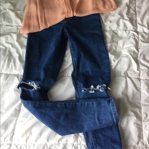 Topshop Joni Skinny Jeans Jeggings Petite 26